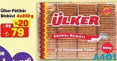 ÜLKER PETİBÖR BİSKÜVİ 4X200 G fiyat ve kampanya bilgisi